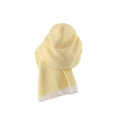 やわらかストール 「オリジナル大判」 菜の花色 / 笹田織物 ファッション オシャレ 奈良県 田原本町