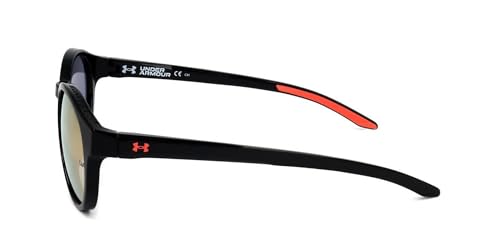 Image of Under Armour Men's Male Sunglass Style UA 0006 /S Round, Black Pink /Rose Gold Multi, 52mm, 22mm