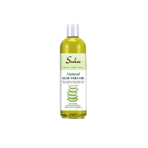 SULU ORGANICS Pure Cold Pressed Unrefined All Natural Aloe Vera Oil (12 oz)
