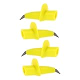 CONGARTENO Puntas de Bastón de Trekking de Tungsteno Resistentes al Desgaste, 4 Piezas en Color Limón, Puntas Antideslizantes para Senderismo y Esquí, Accesorios para Bastones de Montaña