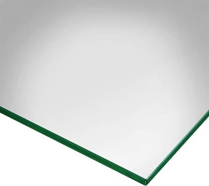 22" Inch Square Glass Table Top - Tempered - 1/4" Inch Thick- Flat Polished - Eased Corners #TOP6