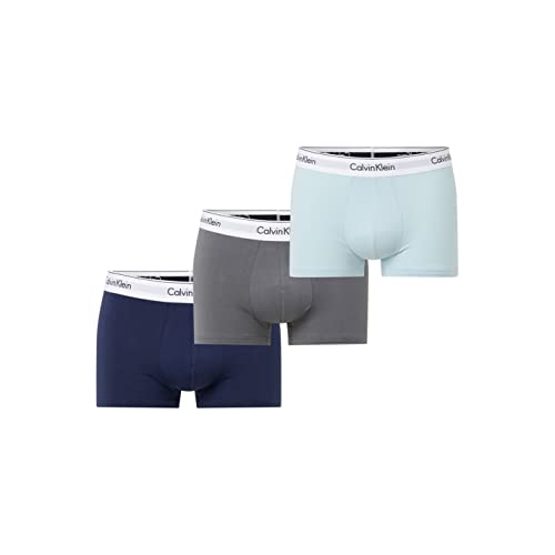 Calvin Klein Baúl 3 Unidades, Grey Sky/Palest Blue/Cobalt Sphre, M para Hombre Cover