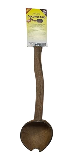 Polly's Coconut Pet Bird Cup, Large