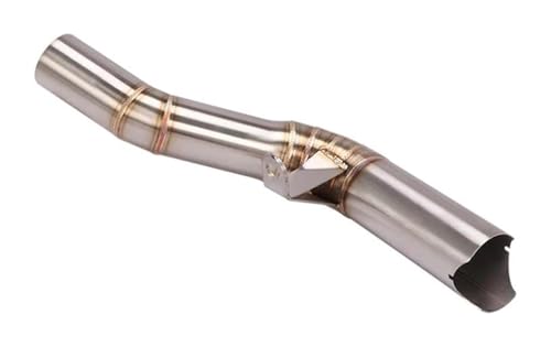 Tuyau d'échappement intermédiaire en inox poli pour moto Suzuki GSXR 600 750 K8 K9 L1