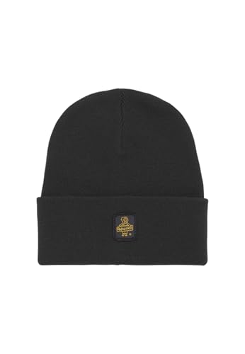 RefrigiWear Berretto Unisex Clark Hat (IT, Testo, Taglia Unica, Nero)