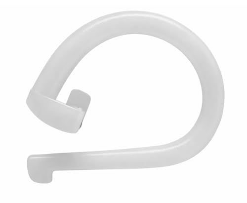 rewagi® 100 Stück Raffrollo Clips & Raffrollohaken – Weiß KOL – Faltenlegehaken für Raffrolloband – zum Raffen und Fixieren – 18 x 12 mm – Made in Germany