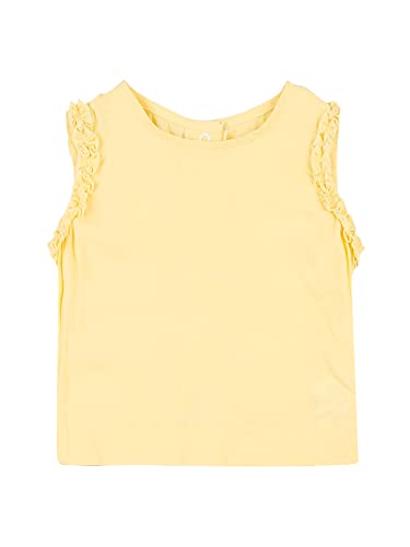 Image of GJ Baby Girls' Yellow Woven Top | KnitsHand-wash | Regular Fit
