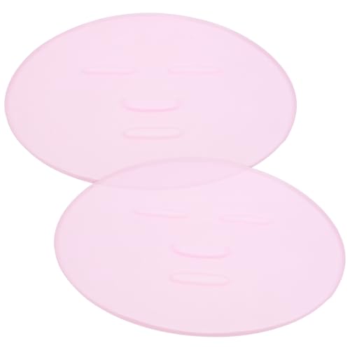 MUCKLILY Bandeja de Silicona para Mascarillas Facial Reutilizable Molde para Mascarilla Casera de Colágeno y Extracto Marino Herramienta Hidratante para Uso Profesional y Color Aleatorio
