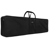 Audibax Onyx Bag 88 Plus - Funda para Teclados y Pianos de 49 Teclas - Bolso con Asas y Asa de Hombro Extraíble - Mochila Acolchada para un Piano Digital - Estuche Fabricado en Poliéster