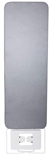 TIVIT Ironing Board Covers for Reliable 300IB – Alumitek PRO Reflective Silicone Pads are Scorch & Stain Resistant – 19 x 55 Inch Italian Made Durable 3 Layer Padding - 3 Fasteners with Pull Bungee