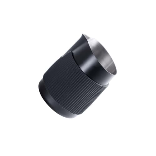 JUYAXIN 大容量 420ml ステンレススチール ミルク泡立て器 カップ 簡単 ミルクカップ メタルテクスチャー プロの方向け