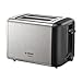 Bosch Elettrodomestici TAT3P420 Kompakt-Toaster DesignLine, 970 W, Edelstahl