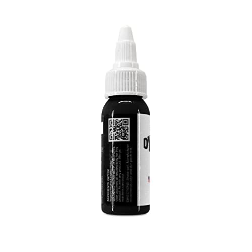 DYNAMIC - Tinta Tatuaje para el cuerpo Color Black 1oz, 30ml