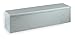 Wiegmann RSCG040436 RSCG-Series NEMA 3R Screw Cover Wiring Trough with Knockouts, Carbon Steel, 4" x 4" x 36"
