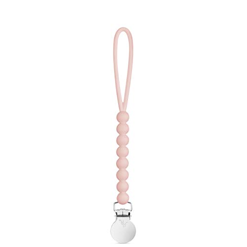 Image of Ryan & Rose Cutie Clip Judy - Pacifier Clip Holder Silicone (Judy, Blush)