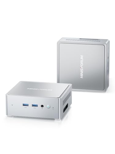 MINIS FORUM NAB9 Plus Mini PC, Core i9-12900HK(14C/20T, up to 5.0GHz), Mini Desktop PC 32GB DDR4 1TB SSD, OCuLink, HDMI/DP/USB4, Wi-Fi6E, Bluetooth 5.3,RJ45 2.5×2