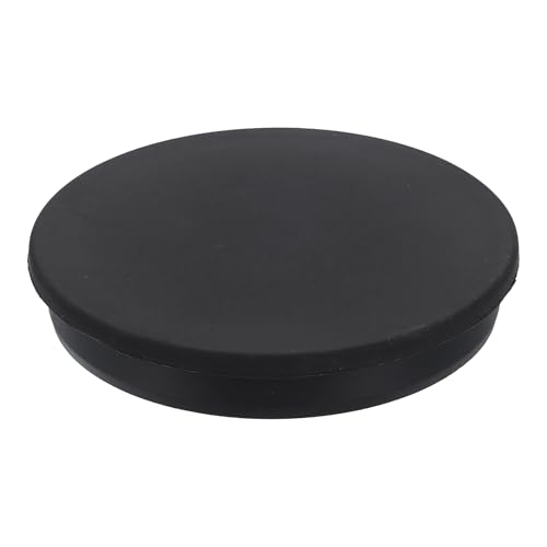 Image of uxcell Silicone Hole Plug, Waterproof Round Rubber Stoppers Bottle Seal Plugs Tube Pipe End Caps for 112mm /4.41 inch Hole for Bathtub Bottle, Black