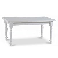 Tavolo Allungabile Mar.c.a. Design In Legno Massello – 180/280x90x78 Cm, Gambe A Sciabola, Arte Povera, Made In Italy