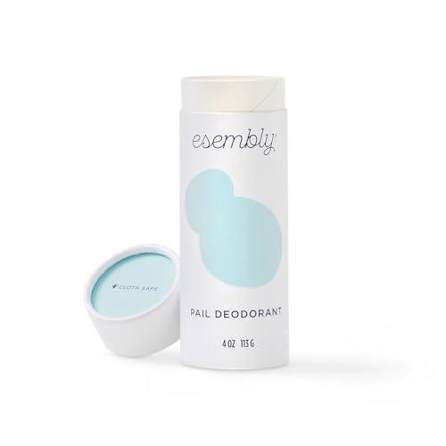 Image of Esembly Pail Deodorant, Shakable Powder Deodorizer for Diaper Pails, Keeps Diapers, Gym Clothes and Dirty Laundry Smelling Fresh, Scents of Rosemary, Lemon and Grapefruit, 4oz