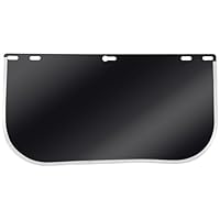 PEUTIER Ersatzlinse für Gesichtsschutz, 39x20cm Hochwertiger Leichter Bequemer Ersatz für Gesichtsschutzlinse Häufig Verwendet zum Schleifen Schweißen Schmieden und Schneiden(Schwarz)