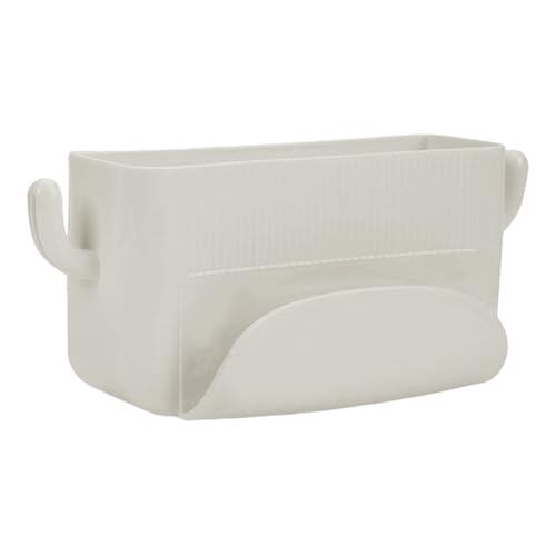 Organizador de almacenamiento para armario de cocina, almacenamiento de pared para baño, caja de ahorro de almacenamiento, caja de almacenamiento de pegamento con gancho, organizador que ahorra