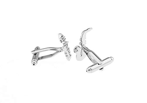 Mancuernillas Daesar Saxofón Vintage Plata miniatura 2