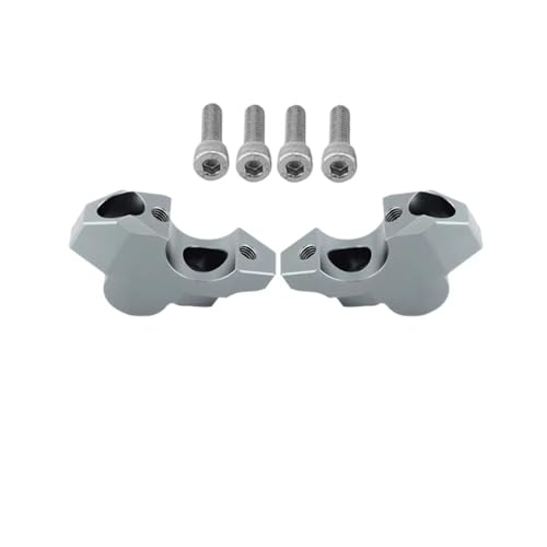 Pince guidon moto ADV 160 rehausseur 29mm recul 15mm pontet Titanium