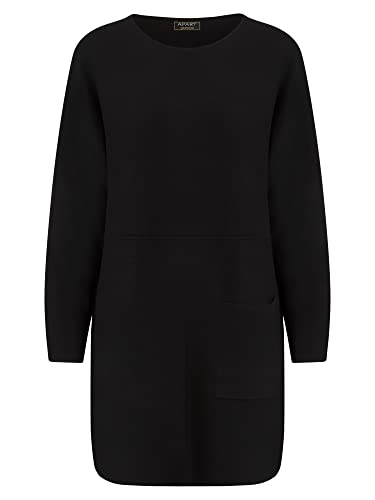 ApartFashion Damen Strickkleid Dress, Schwarz, 40 EU Cover