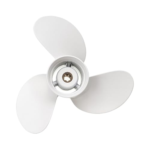 Hélice de bateau 6G1-45943-00-El en alliage d'aluminium à 3 pales et 7 cannelures pour moteur 6-8ch