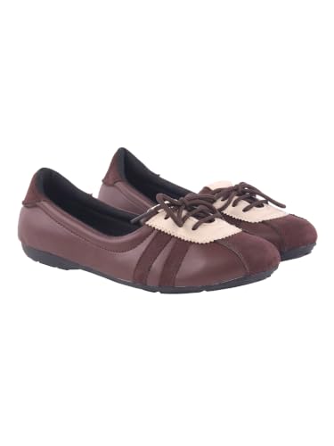 Image of Shoetopia Classic Lace-Up Ballet Flats for Women Fashion Sandals for Casual, Party & Daily Footwear