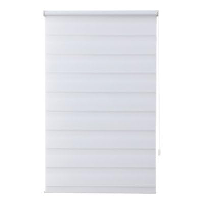 Store Enrouleur Jour/Nuit Elin 2 Blanc cassé 90 x 240 cm GoodHome