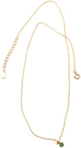 Accessoires en argent sterling 925 véritable et collier maillons ronds zircon