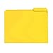 Smead Poly File Folder, 1/3-Cut Tab, Letter Size, Yellow, 24 Per Box (10504)