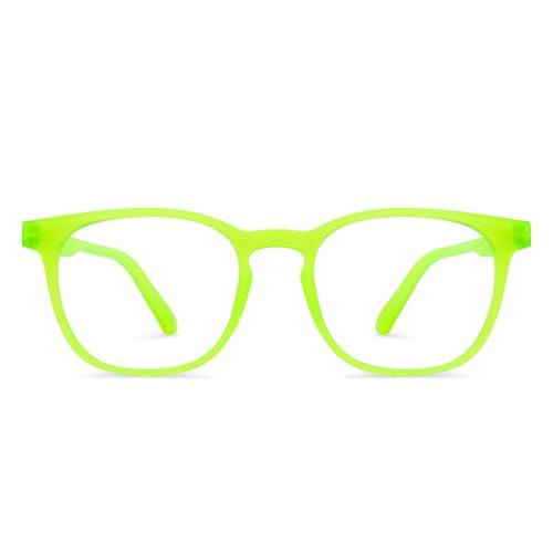 Image of HUSTLR Lenskart | Zero Power Bluecut & Antiglare Computer Eyeglasses | Full Rim Square Shape | As Seen On Shark Tank | For Men & Women | Medium | LB E14058-W