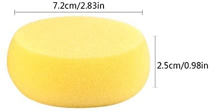 Amazon Brand β Umi Round Synthetic Paint Sponge for Painting, Crafts, Pottery, Cleaning and More (Set of 4 pc) 4