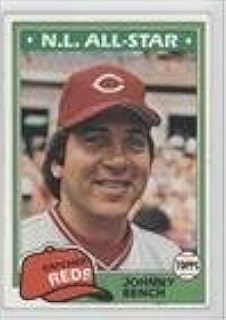 1981 Topps Baseball Card #600 Johnny Bench