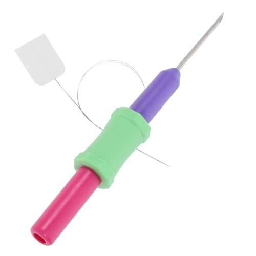 Operitacx DIY Craft Punch Needle Embroidery Pen Set 3 Splicing Adjustable for Beginners Experts