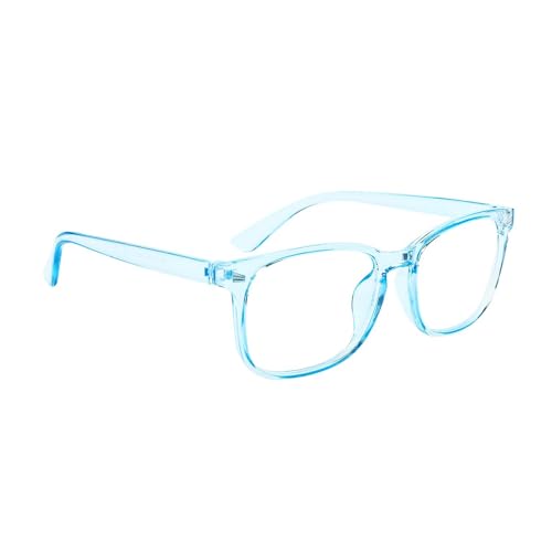 Image of IFLASH Blue Light Blocking Glasses Gaming Filter Transparent Square Eyeglasses for Eye Protection Men Women, Computer /Tablet /Laptop /Mobile /TV, Anti-blue & Anti eyestrain