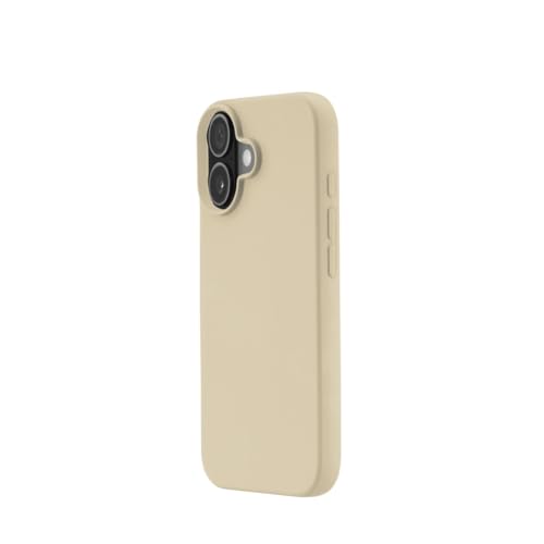 Funda protectora Hama para iPhone 17 beige con tacto agradable 2