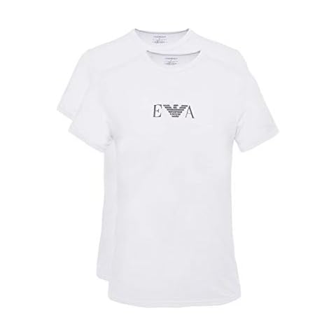 Emporio Armani Men's Essential Monogram T-Shirt 2-pack Cover