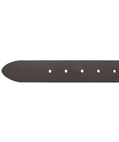 Image of Nautica Men's Casual Leather Belt | Everyday | Classic | Pants | Jeans | Khakis | Chinos | Metal Buckle