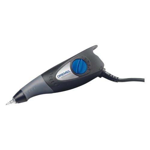 Dremel 290 Engraver - Compact Engraving Pen Tool with Carbide Engraving Tip and 1 Stencil for Engraving Wood Metal Ceramics Plastic Leather