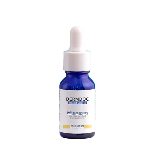 Image of DermDoc by Purplle 10% Niacinamide Face Serum (5ml) | skin radiance face serum, niacinamide serum