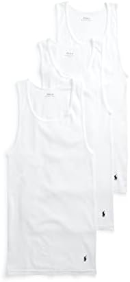 Polo Ralph Lauren Men's Classic Fit Cotton Tank Big & Tall Undershirt (Pack of 3)