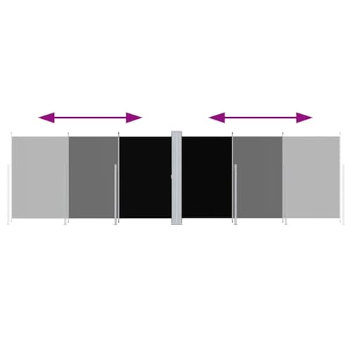 Store latéral extensible 180 x 600 cm de qualité résistante aux intempéries - 3