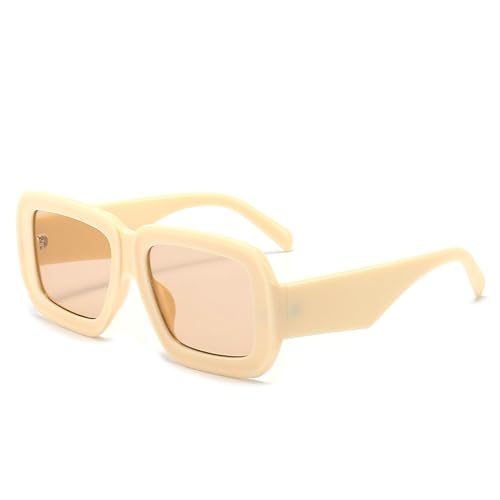 Image of Square Sunglasses For Women Men Trendy Fashion Rectangle Sunglasses Uv Protection Retro Vintage Womens Sunglasses