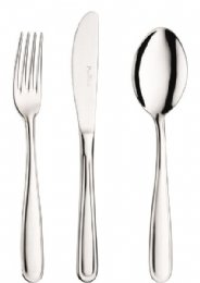 Pinti Inox12 pz. Forchetta tavola UNO C/CHIAVE