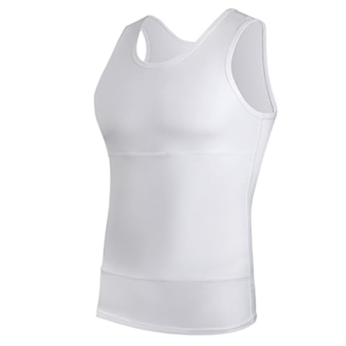 Mens Body Shaper Slimming Vest Compression Tank Top Shapewear Shirt