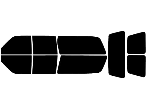 Rvinyl Window Tint Kit Compatible with Chevrolet Suburban 1992-1999 - Complete Precut Kit - 5%