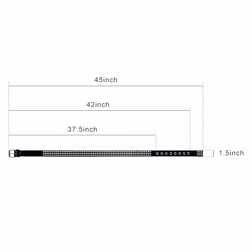 Studded Belt, Metal Punk Rock Rivet Belt with Bright Pyramid Studded for Women Men